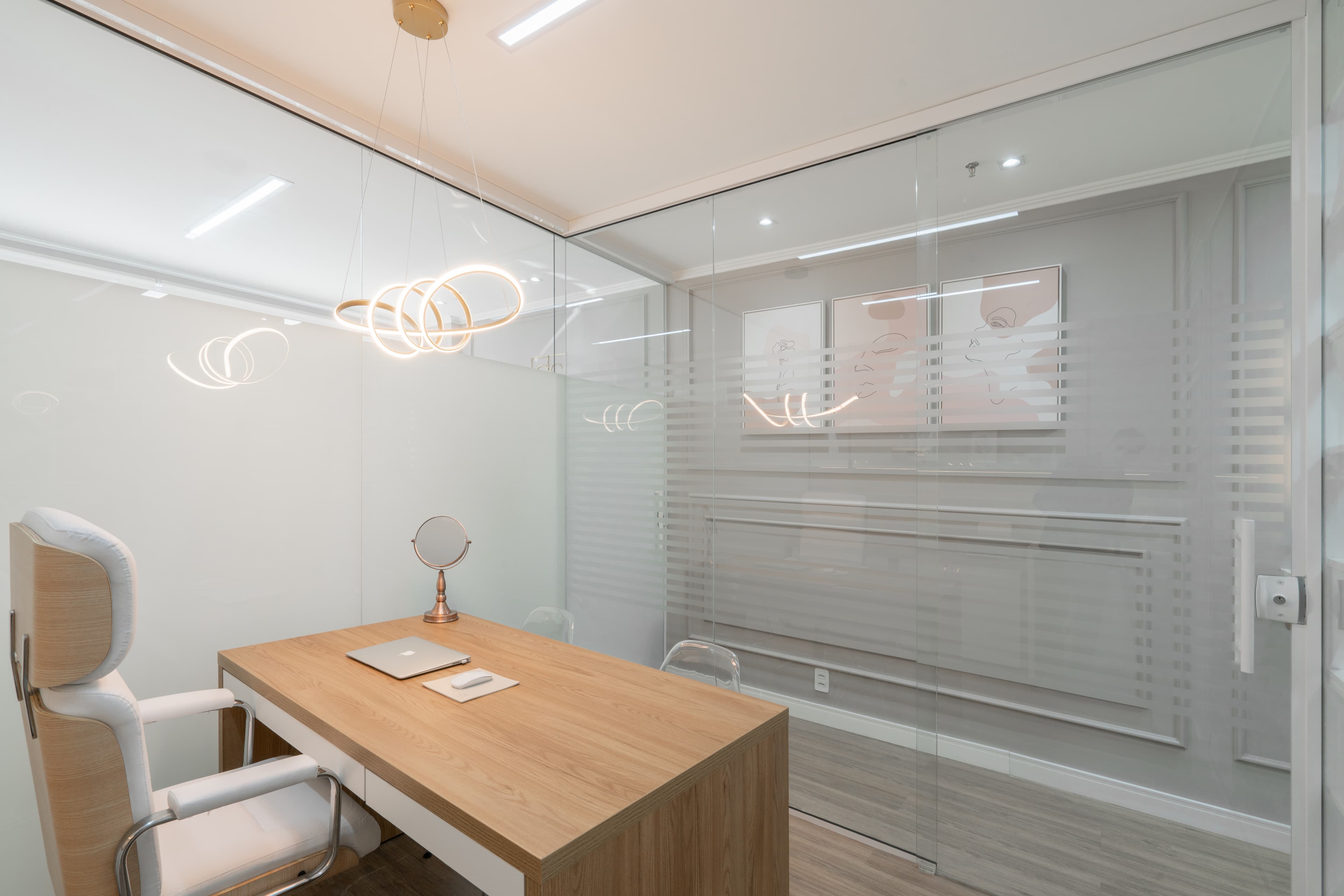 arquiteta reforma clinica estetica porto alegre - Projeto de arquitetura e design de interiores - Clínica de Estética - Camila Chalon Arquitetura