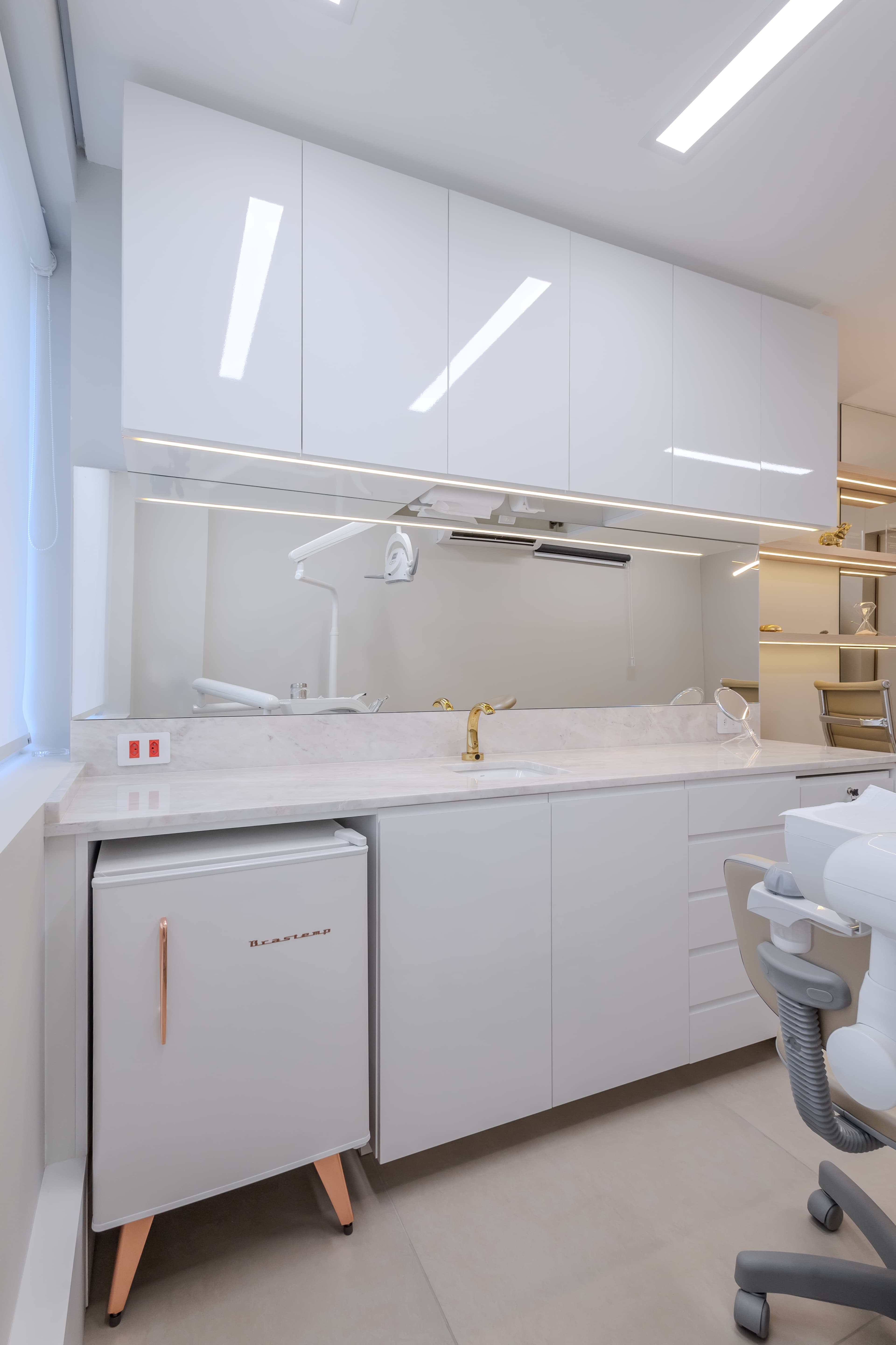 arquitetura de interiores clinica odontologica porto alegre - Projeto de arquitetura e design de interiores - Clínica Médica - Camila Chalon Arquitetura