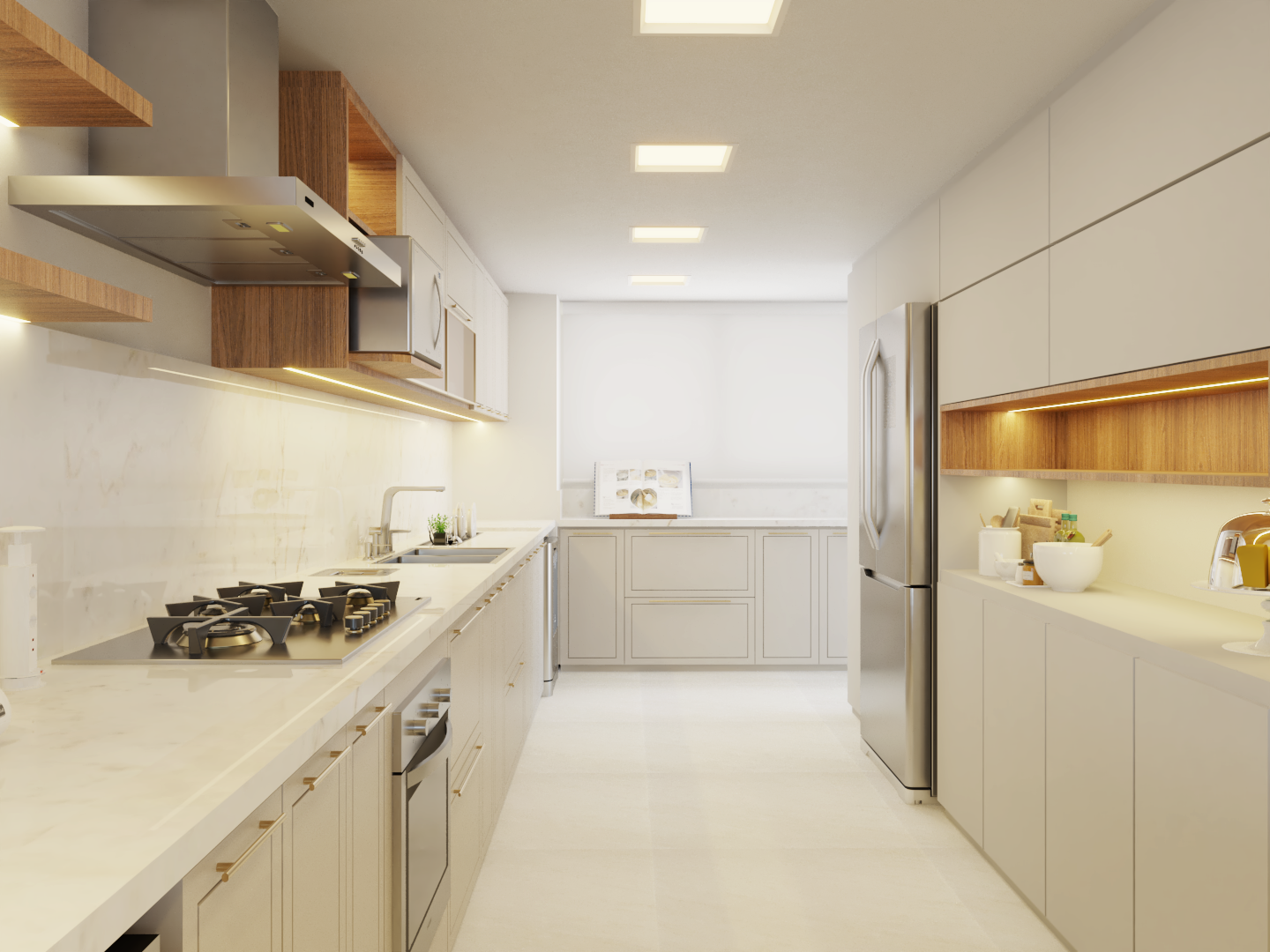 Arquiteta Camila Chalon Projeto e Reforma Cozinha Apartamento | Moinhos de Vento Porto Alegre | RS